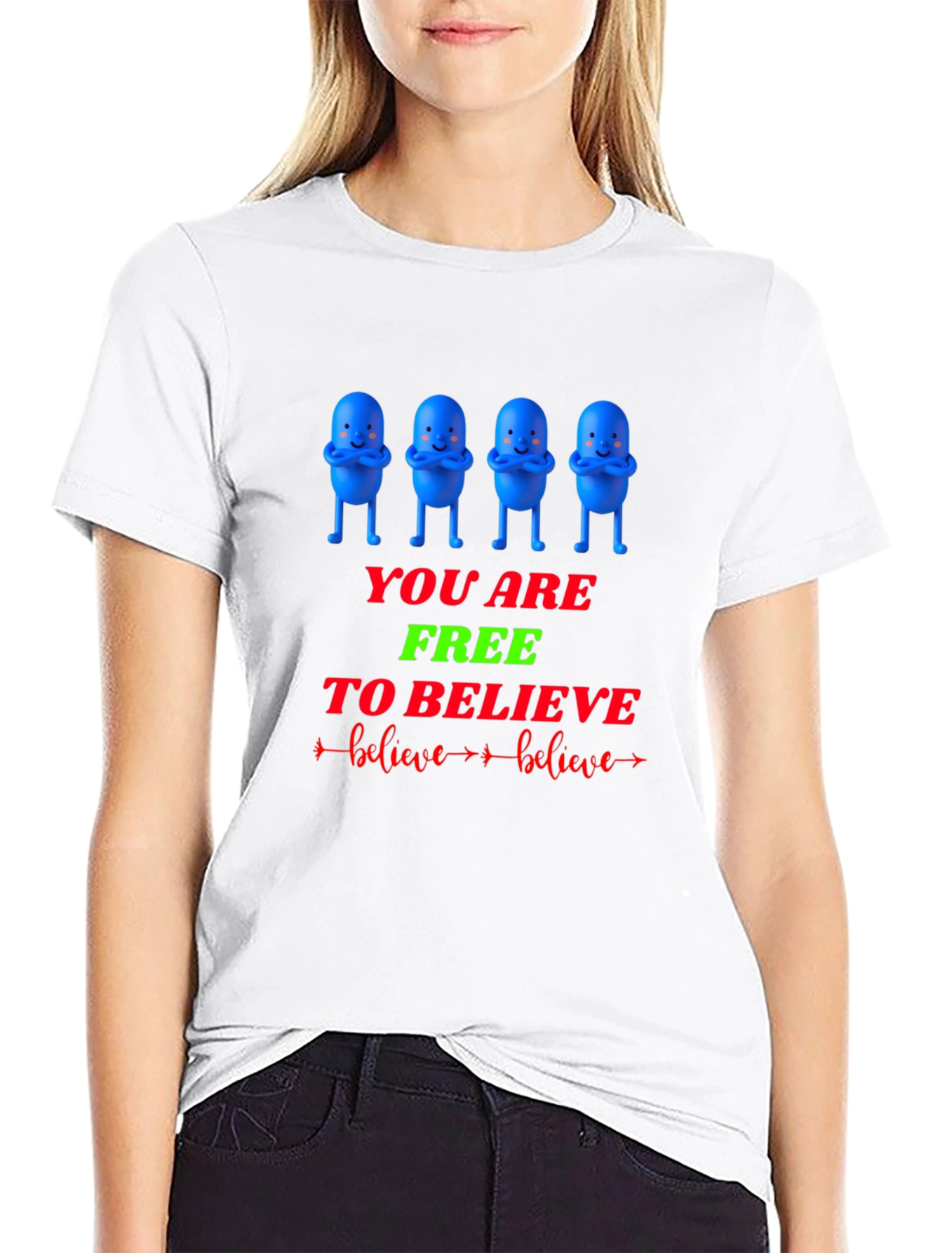 You Are Free to Believe Graphic T-Shirt