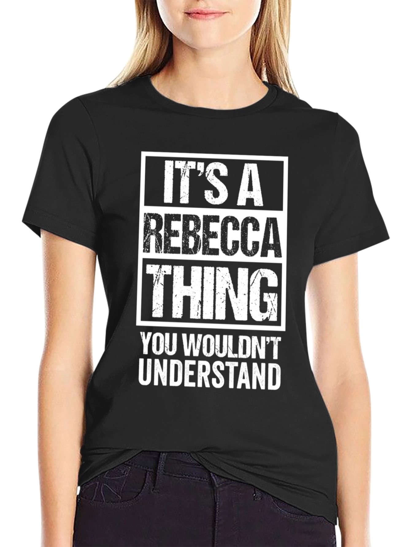 Rebecca Thing T-Shirt - Novelty Tee