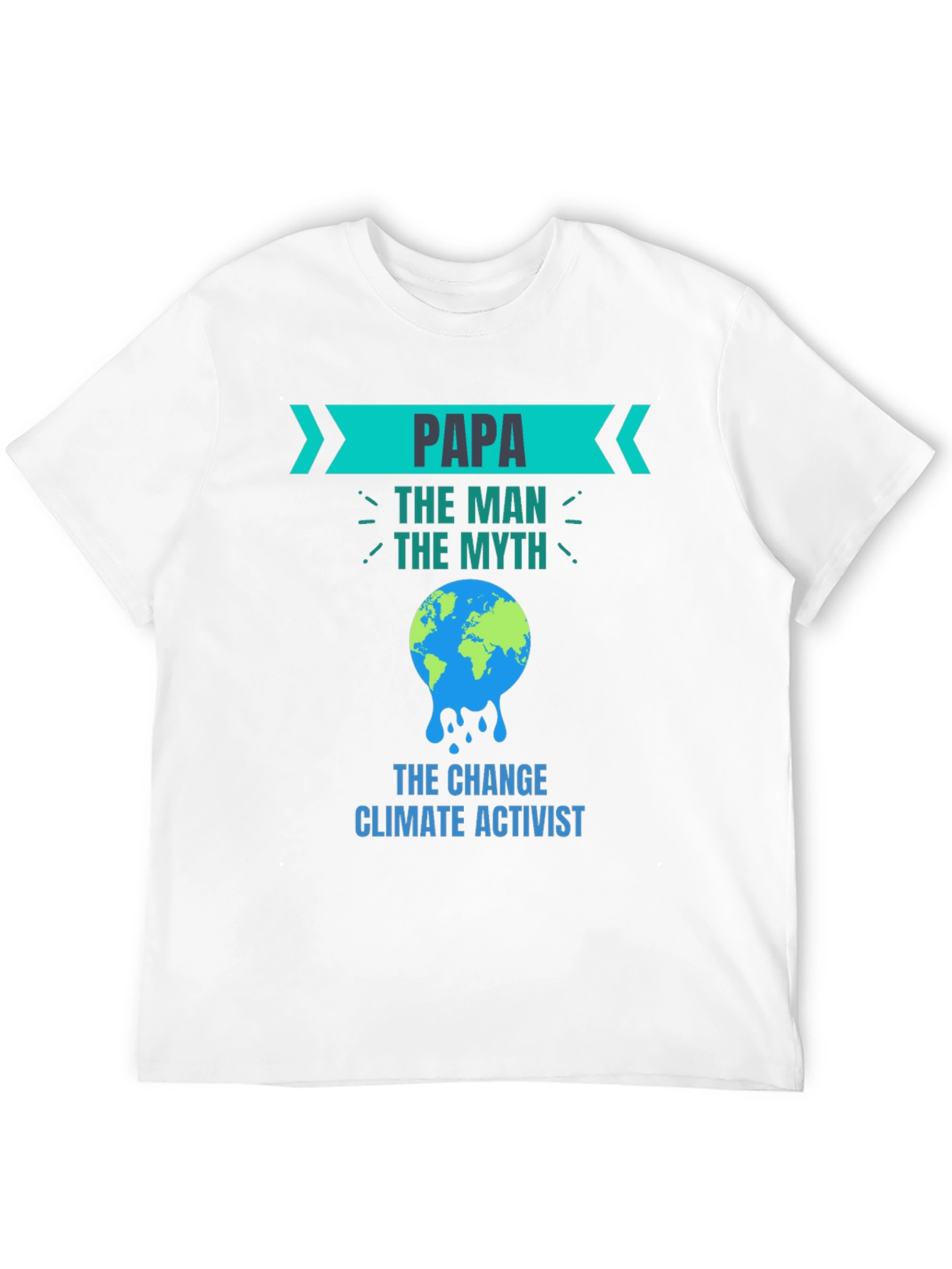 Papa Climate Activist T-Shirt