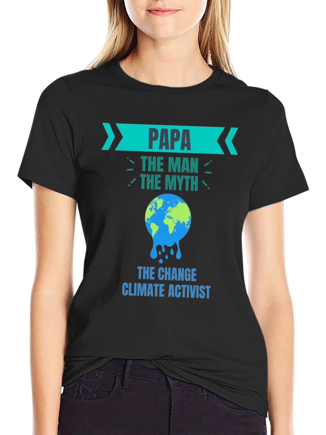 Papa Climate Activist T-Shirt