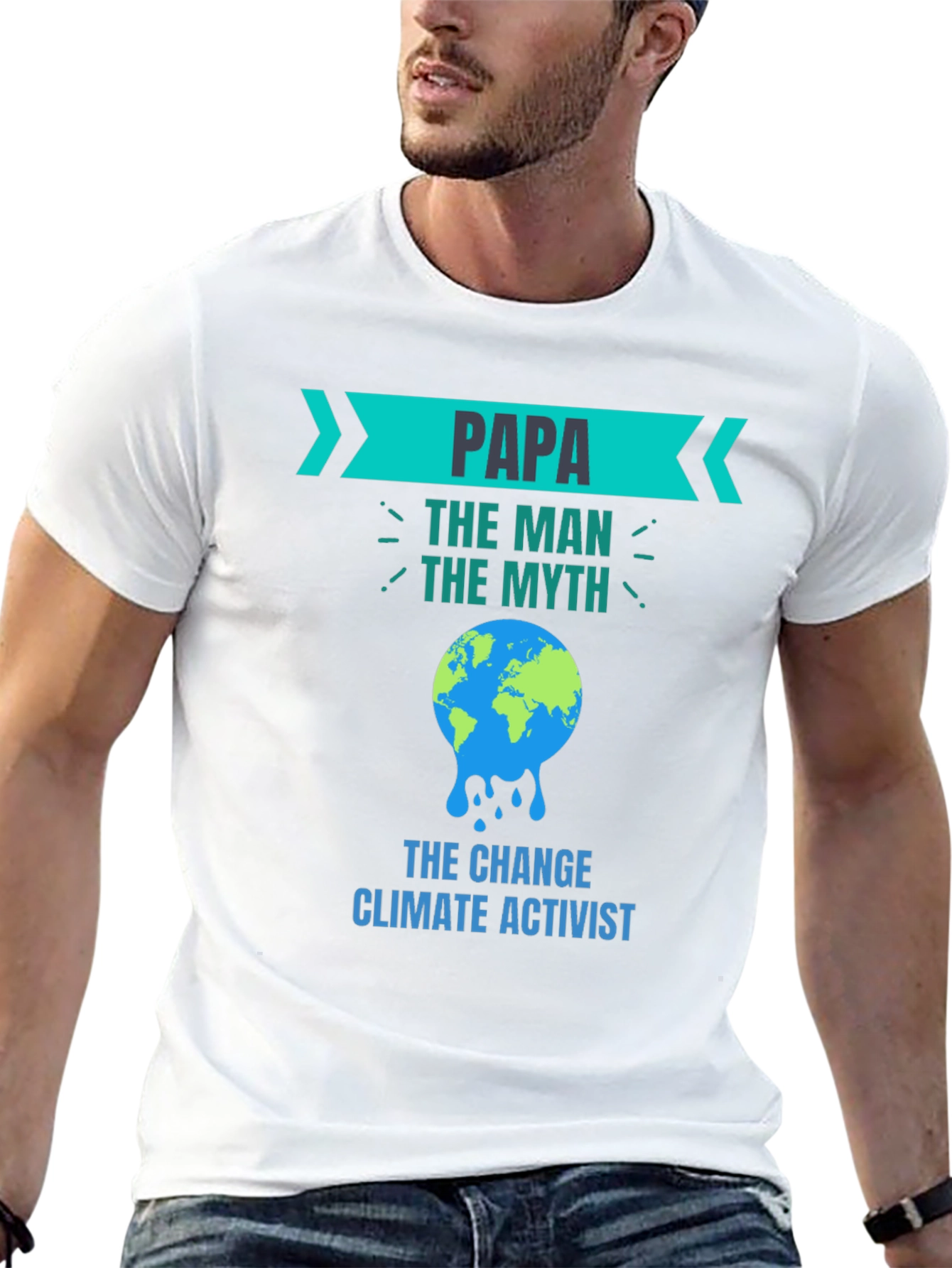 Papa Climate Activist T-Shirt