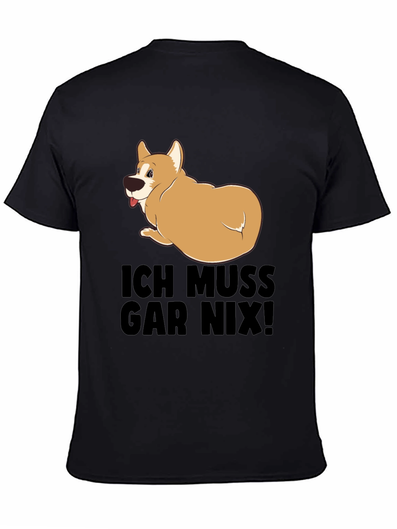 Ich Muss Gar Nix! Relaxed Dog Graphic Tee