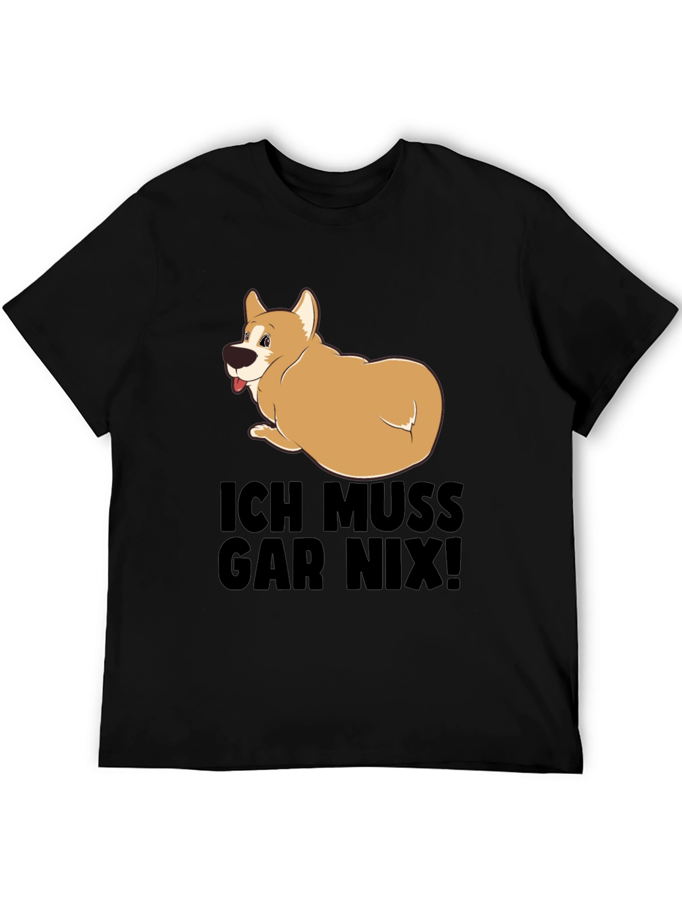Ich Muss Gar Nix! Relaxed Dog Graphic Tee
