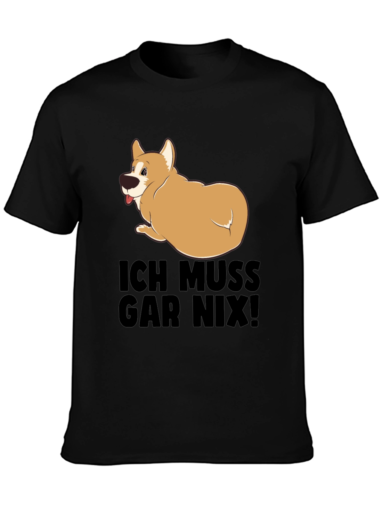 Ich Muss Gar Nix! Relaxed Dog Graphic Tee