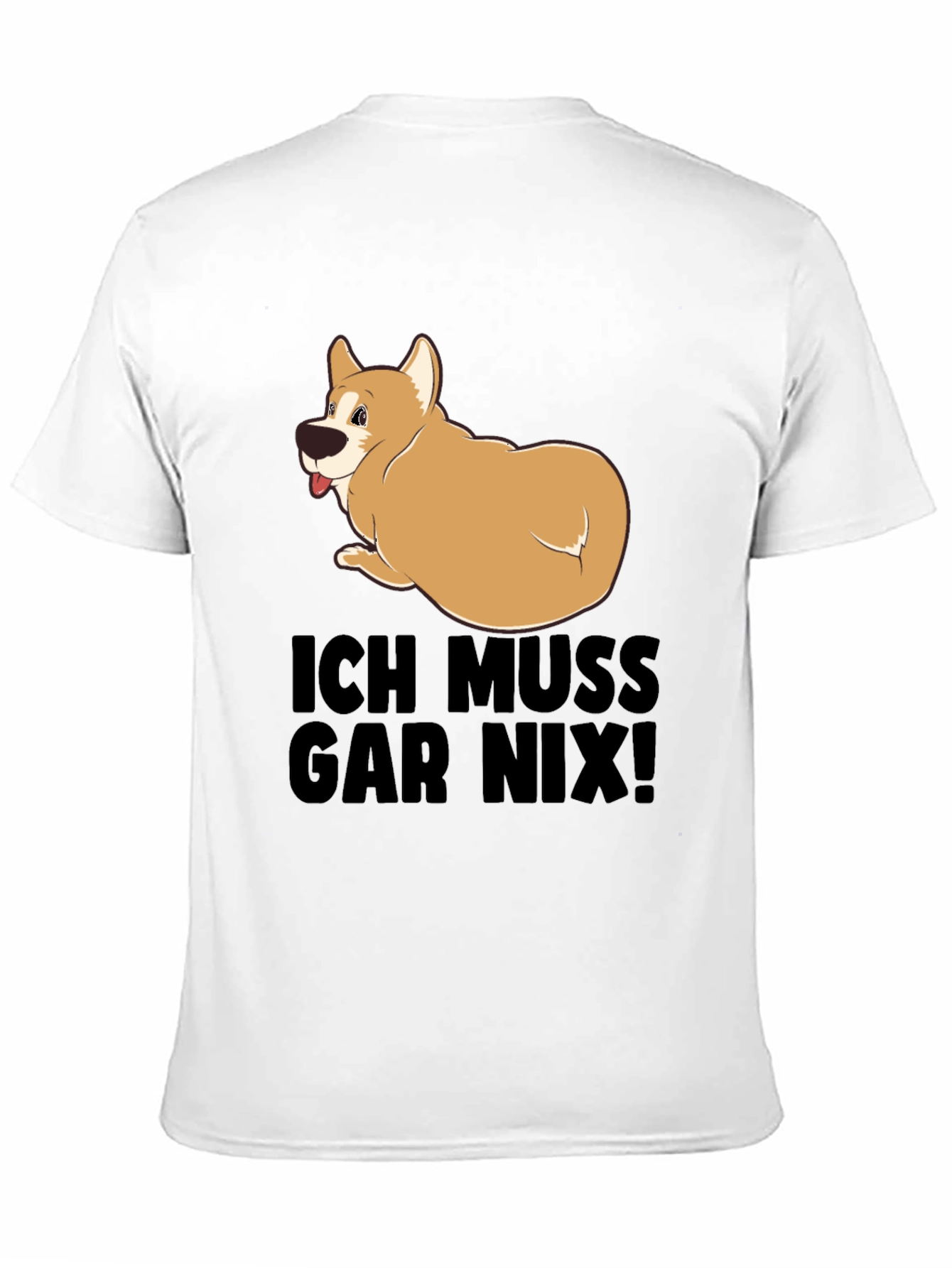 Ich Muss Gar Nix! Relaxed Dog Graphic Tee