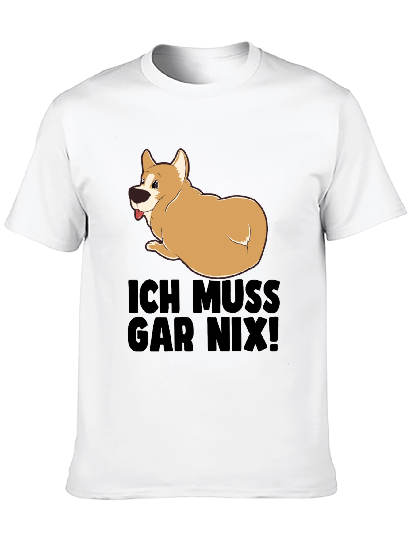 Ich Muss Gar Nix! Relaxed Dog Graphic Tee