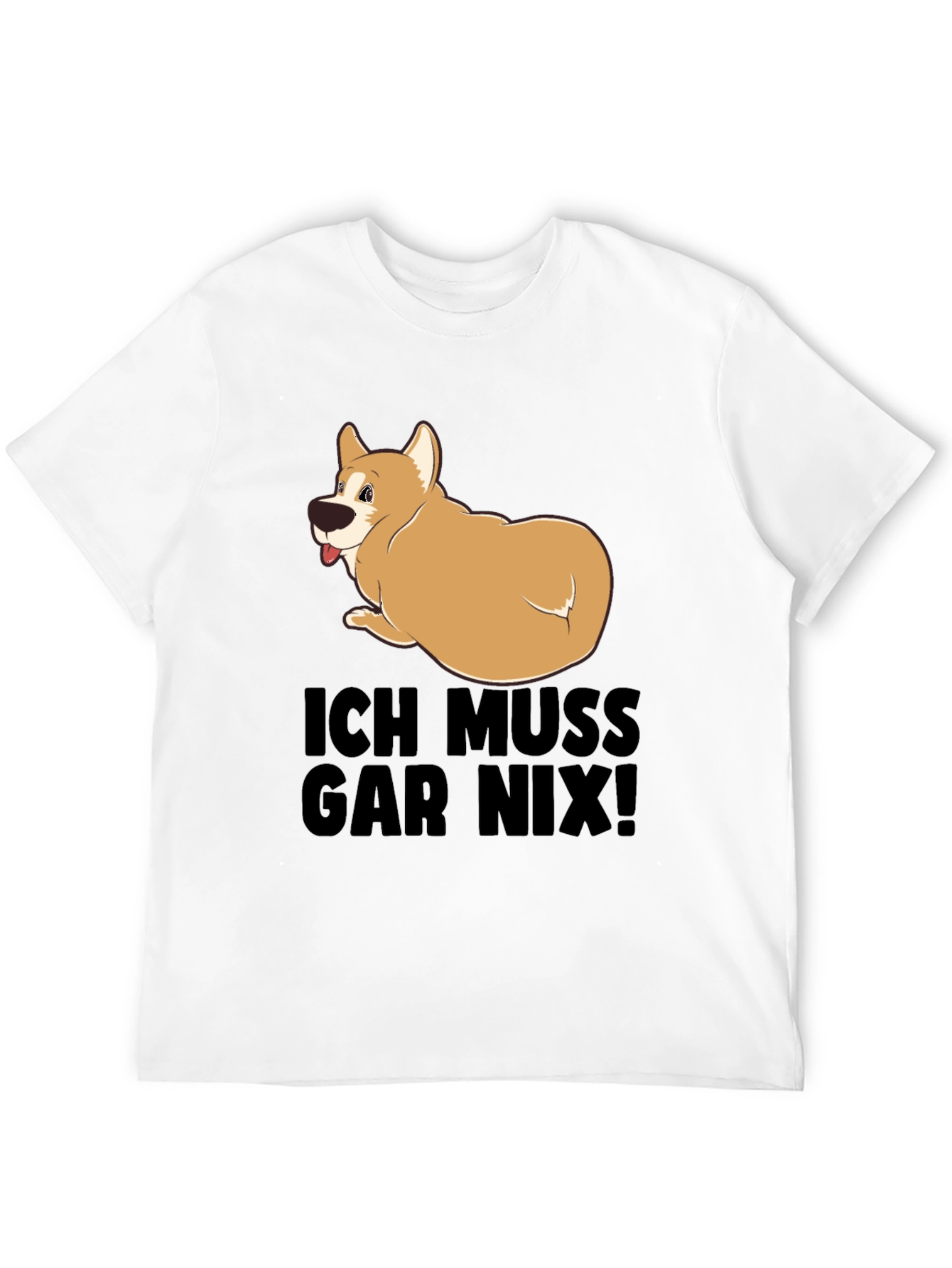 Ich Muss Gar Nix! Relaxed Dog Graphic Tee