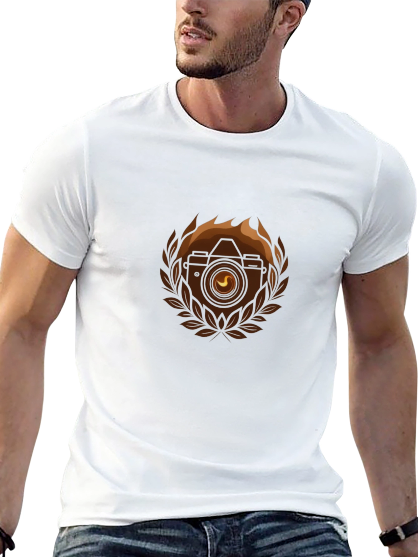 Camera Emblem Black T-Shirt