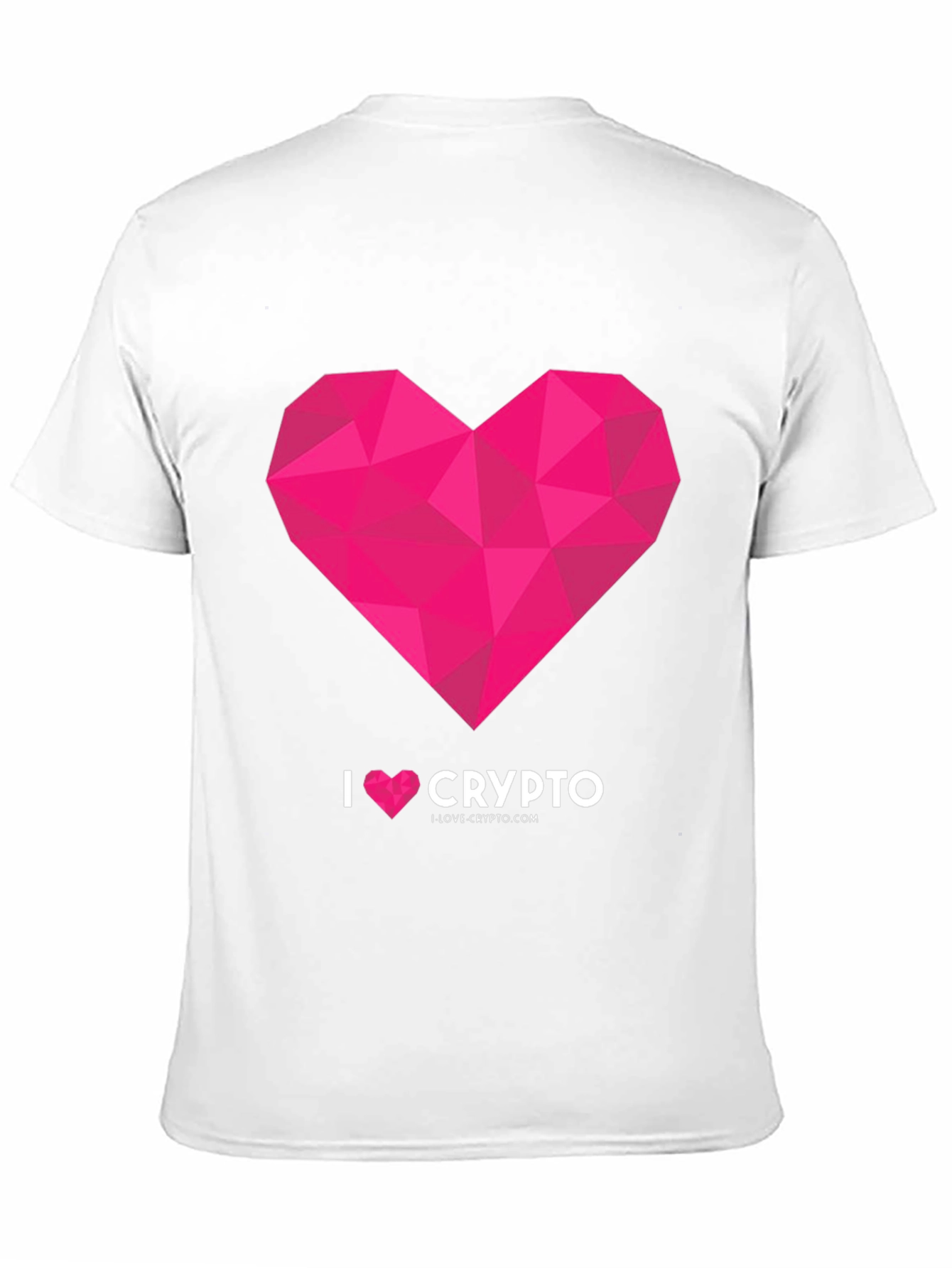 I Heart Crypto Black Graphic Tee