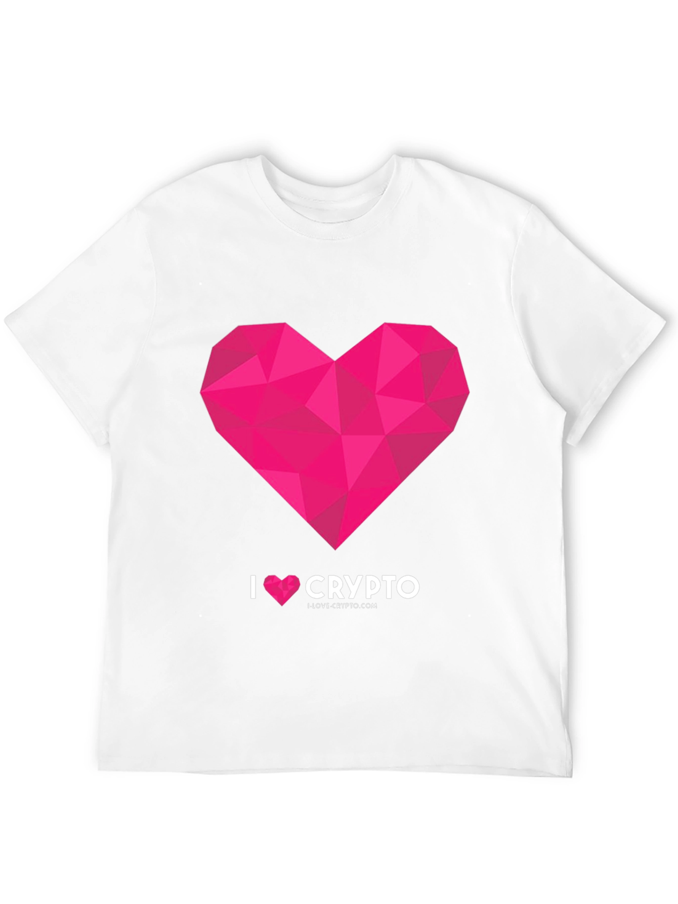 I Heart Crypto Black Graphic Tee