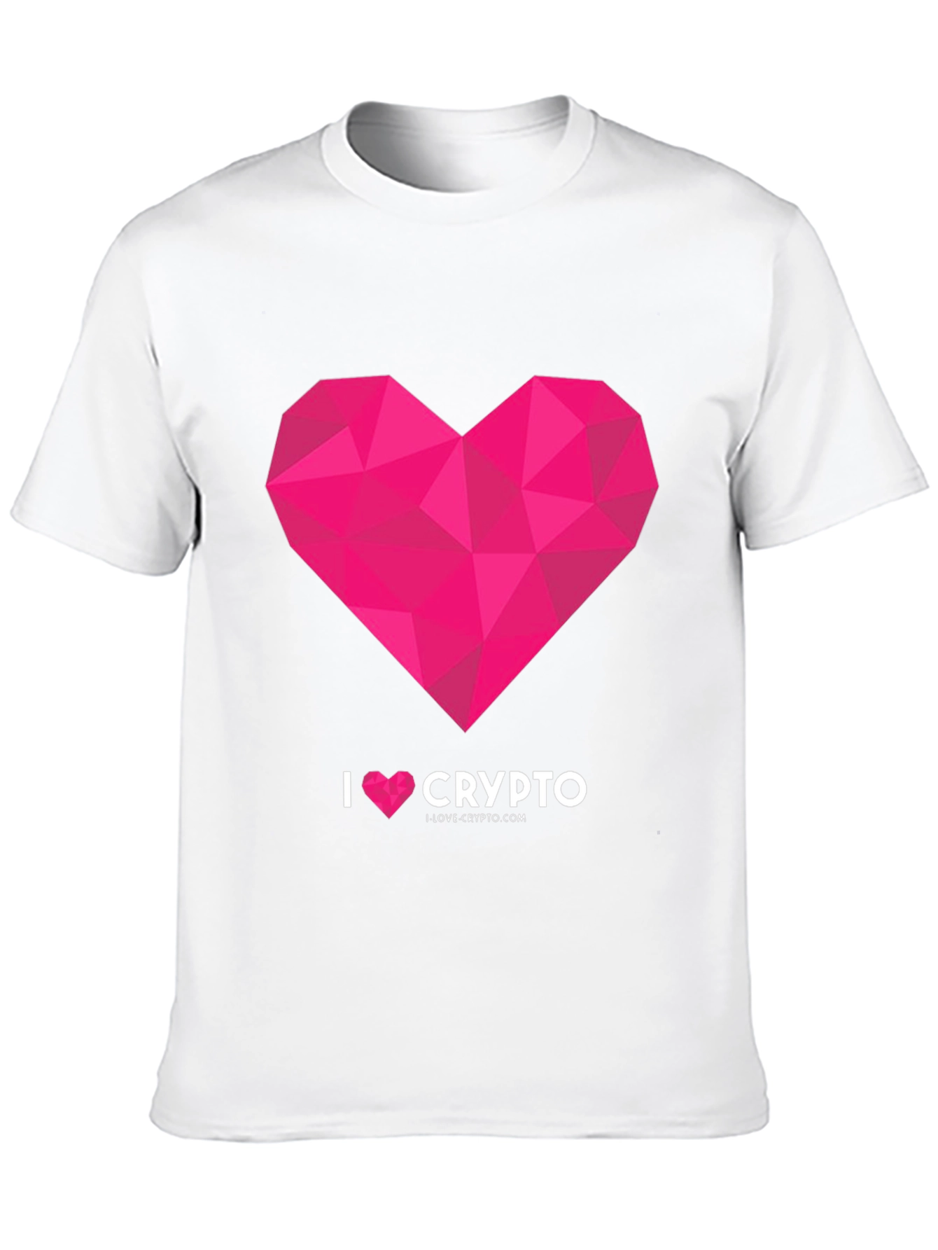 I Heart Crypto Black Graphic Tee
