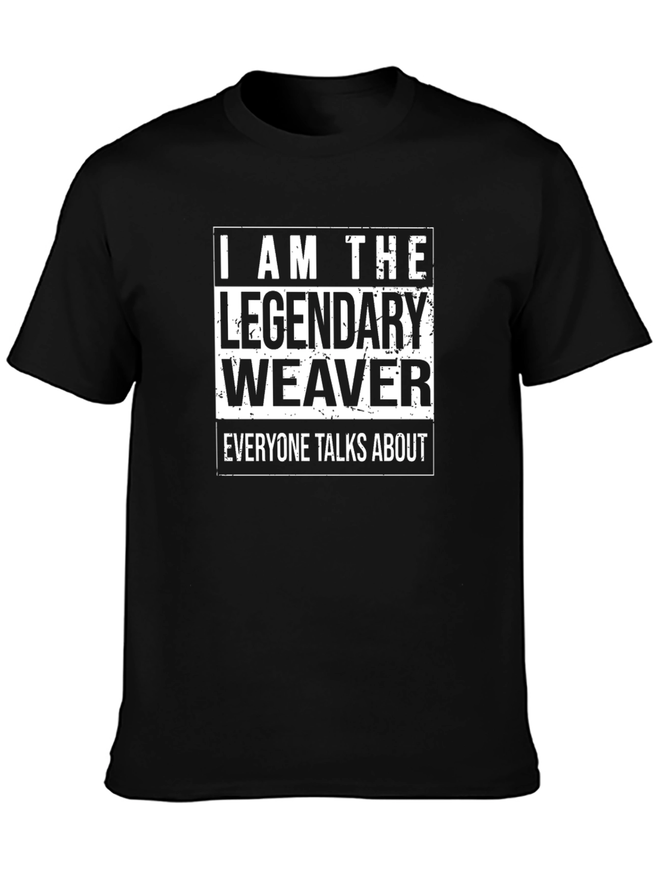 Legendary Weaver T-Shirt - Black Cotton Tee