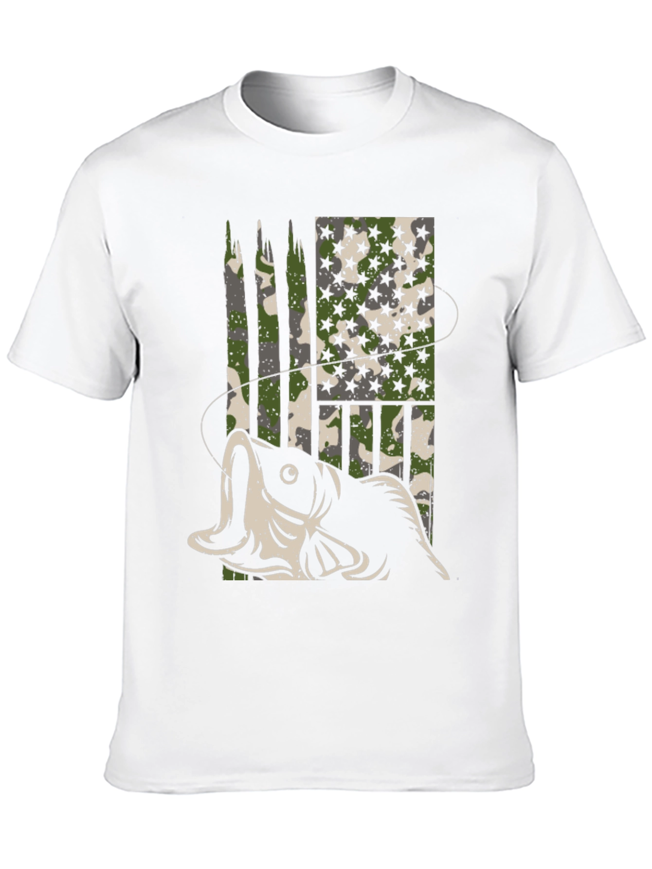 Camouflage Fishing T-Shirt