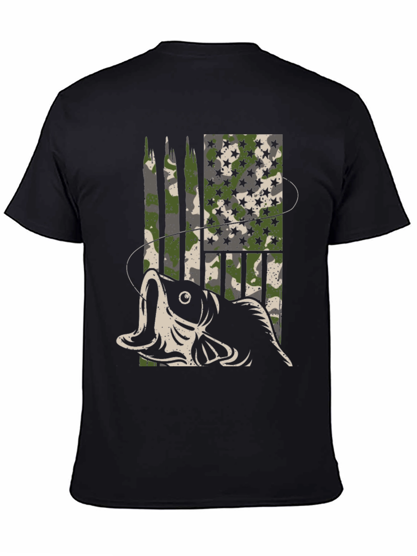 Camouflage Fishing T-Shirt