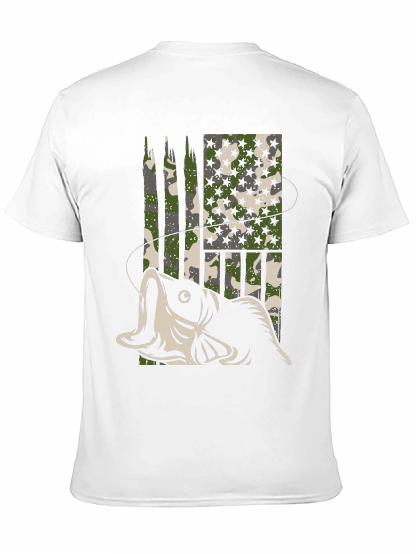 Camouflage Fishing T-Shirt