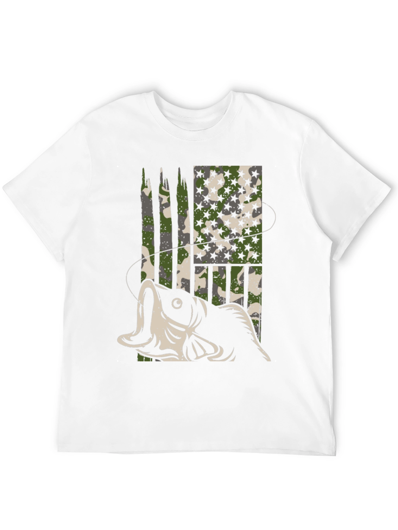 Camouflage Fishing T-Shirt