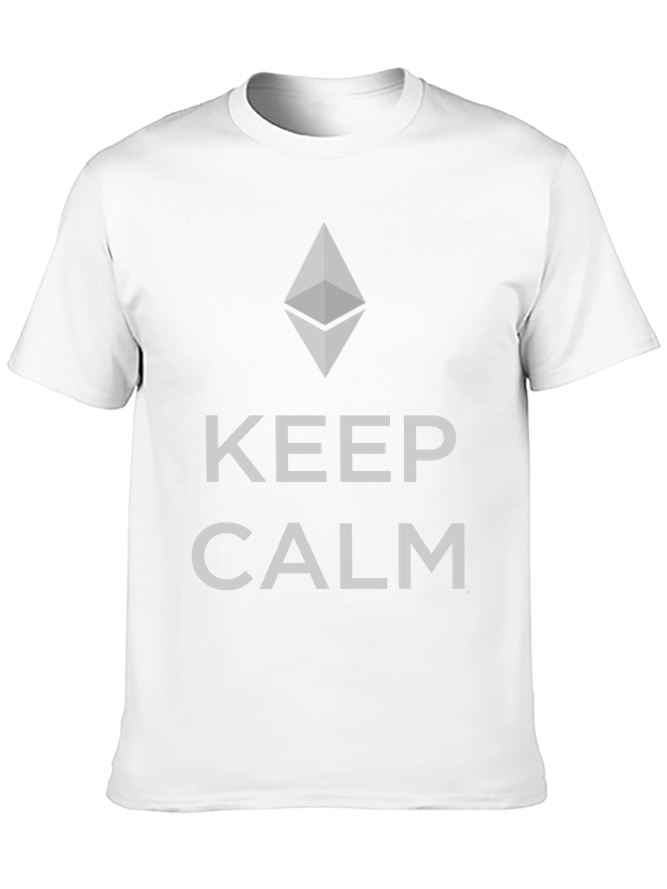 Keep Calm Ethereum Crypto Black T-Shirt