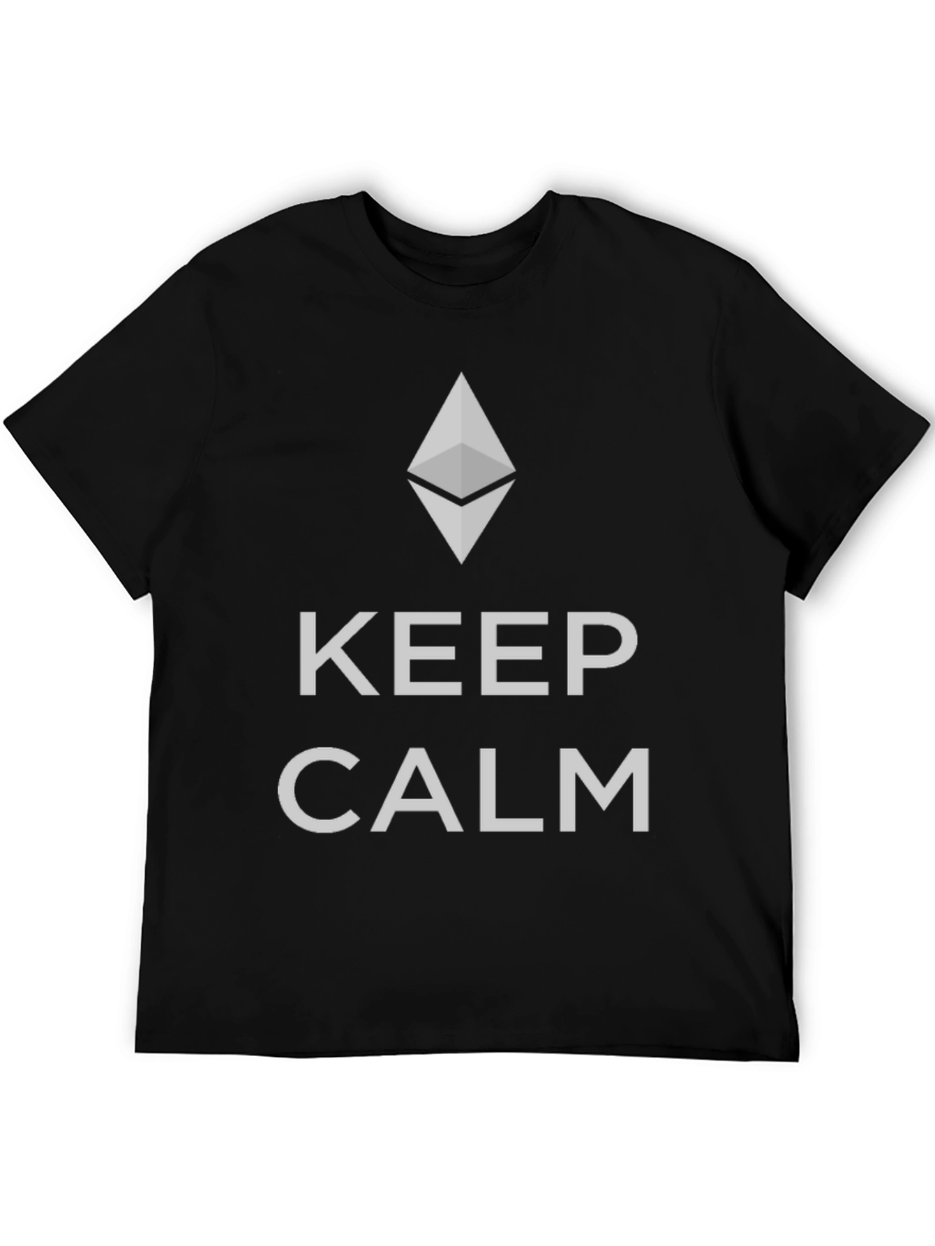 Keep Calm Ethereum Crypto Black T-Shirt