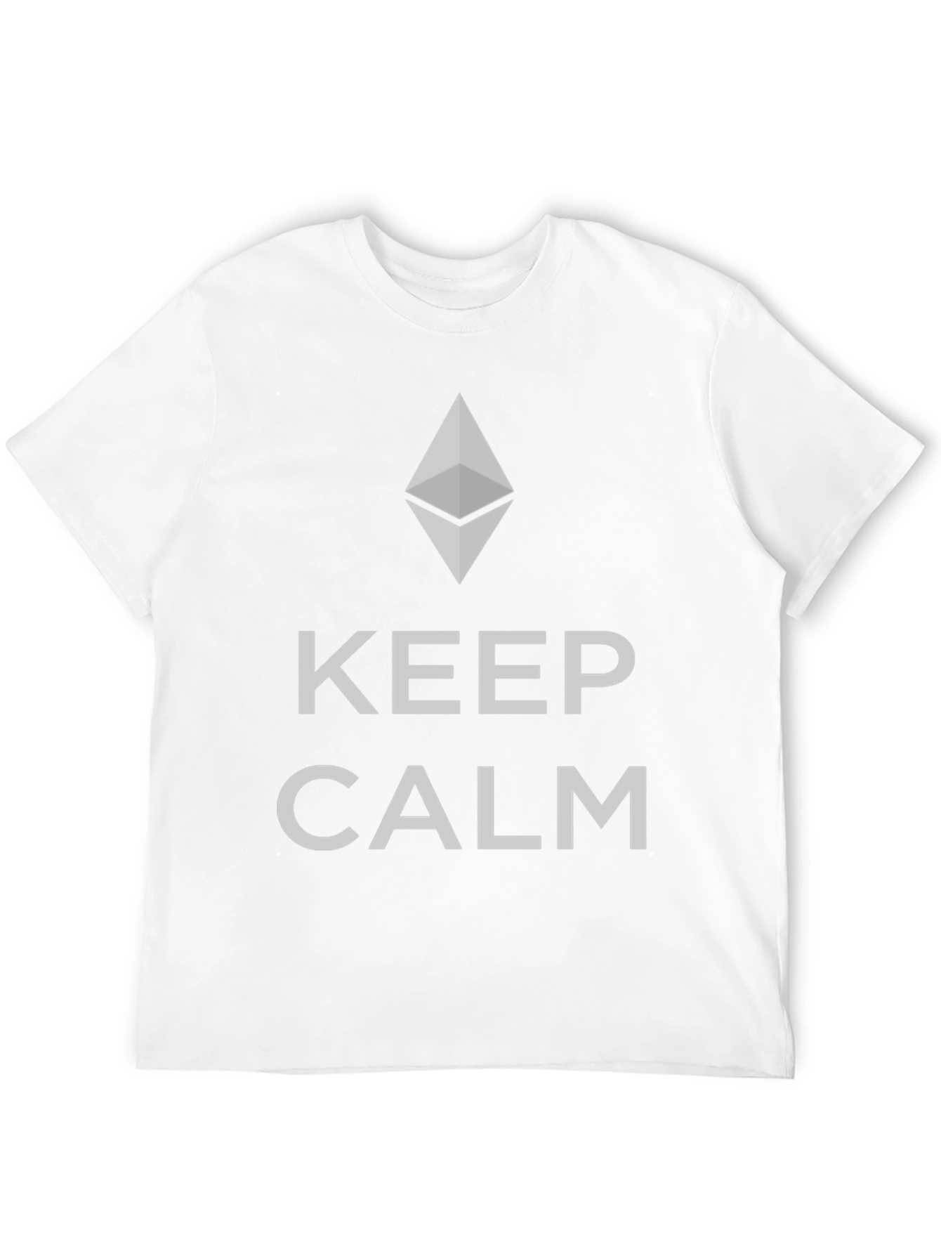 Keep Calm Ethereum Crypto Black T-Shirt