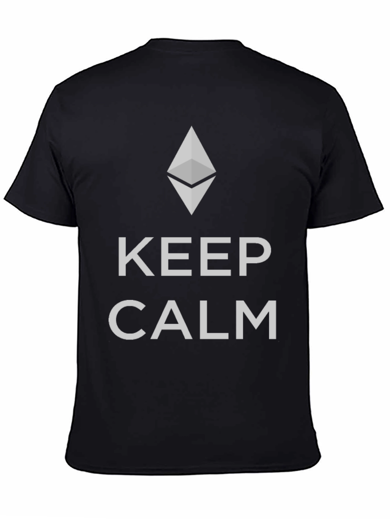 Keep Calm Ethereum Crypto Black T-Shirt