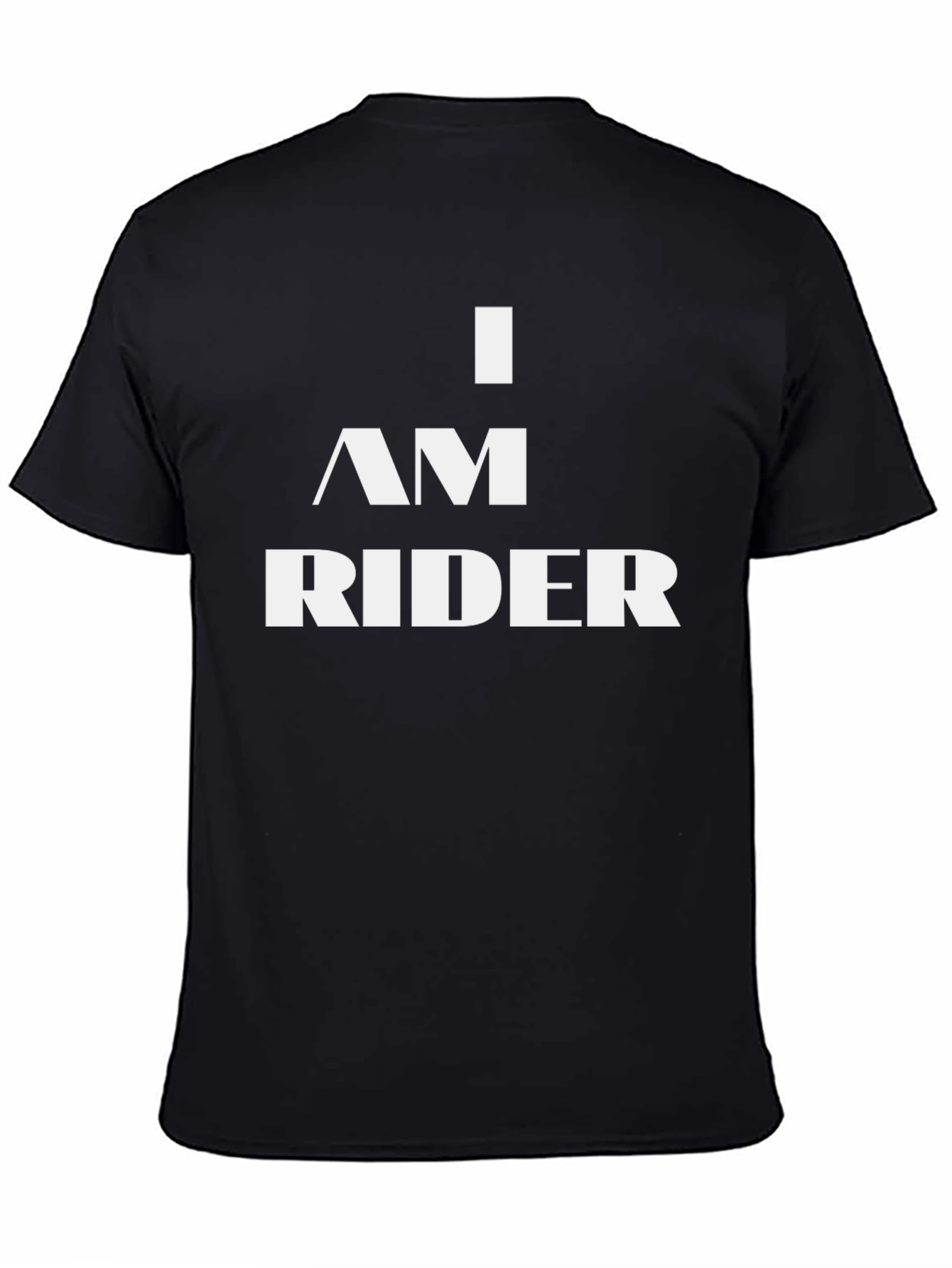 I am a Rider Black Graphic T-Shirt