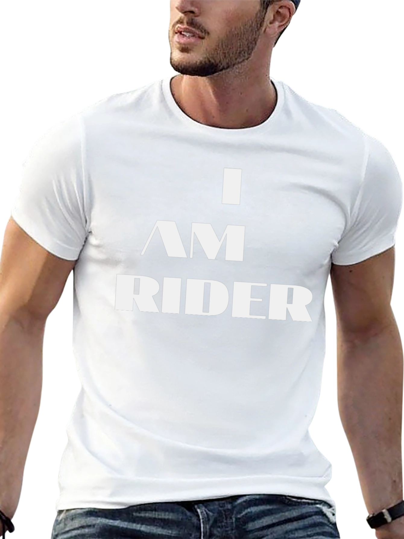 I am a Rider Black Graphic T-Shirt