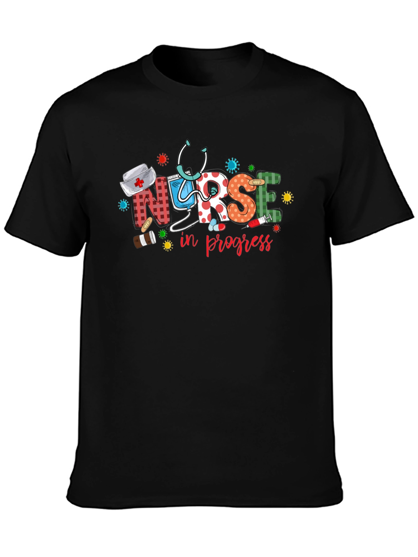 Nurse in Progress Graphic T-Shirt