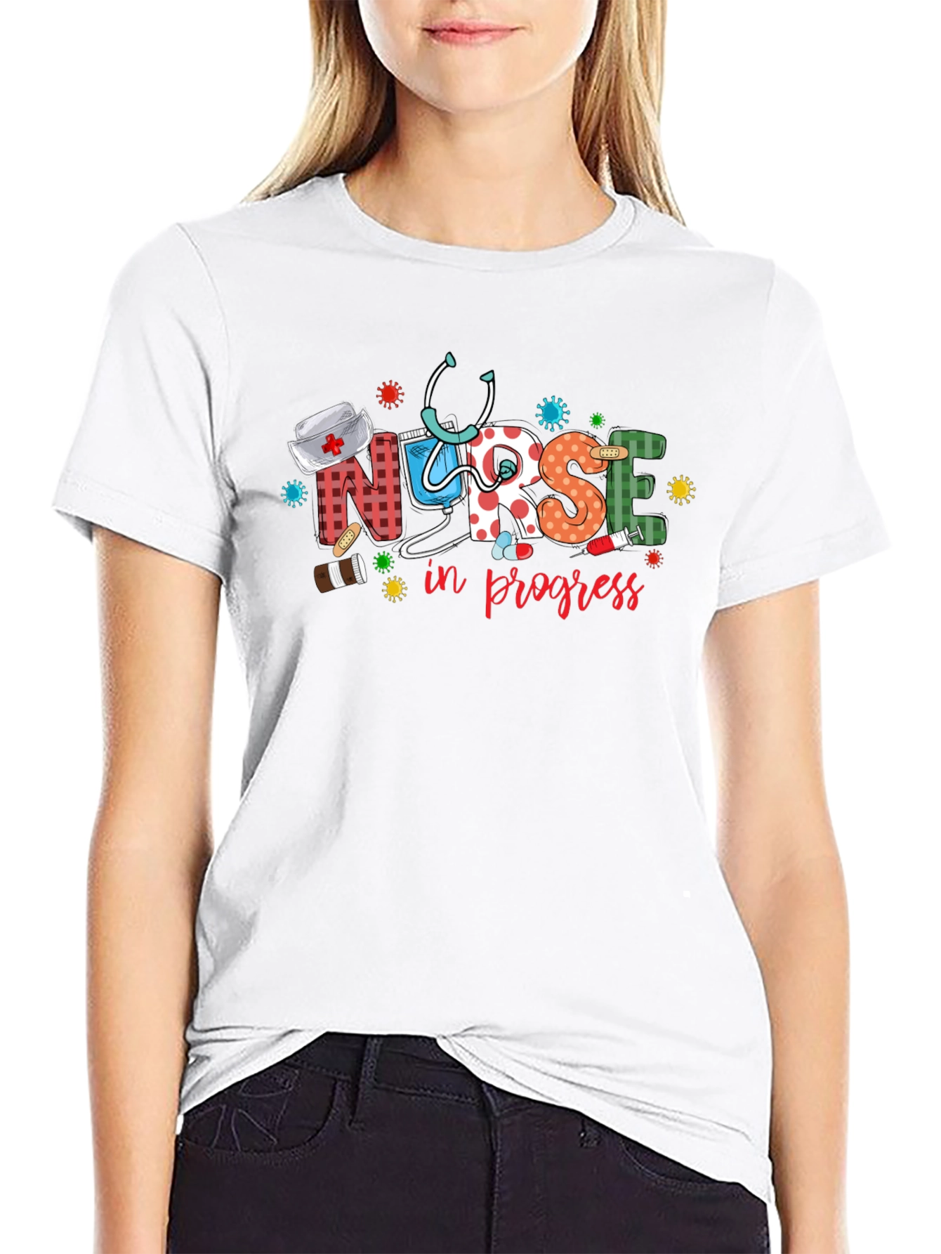 Nurse in Progress Graphic T-Shirt