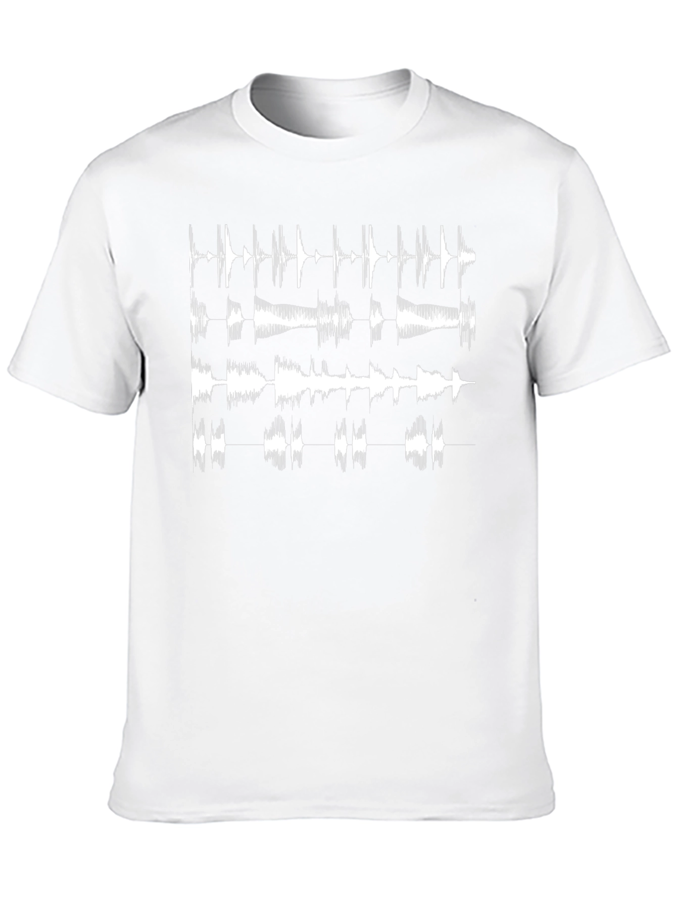 Soundwave Graphic Black T-Shirt - Modern Audio Design