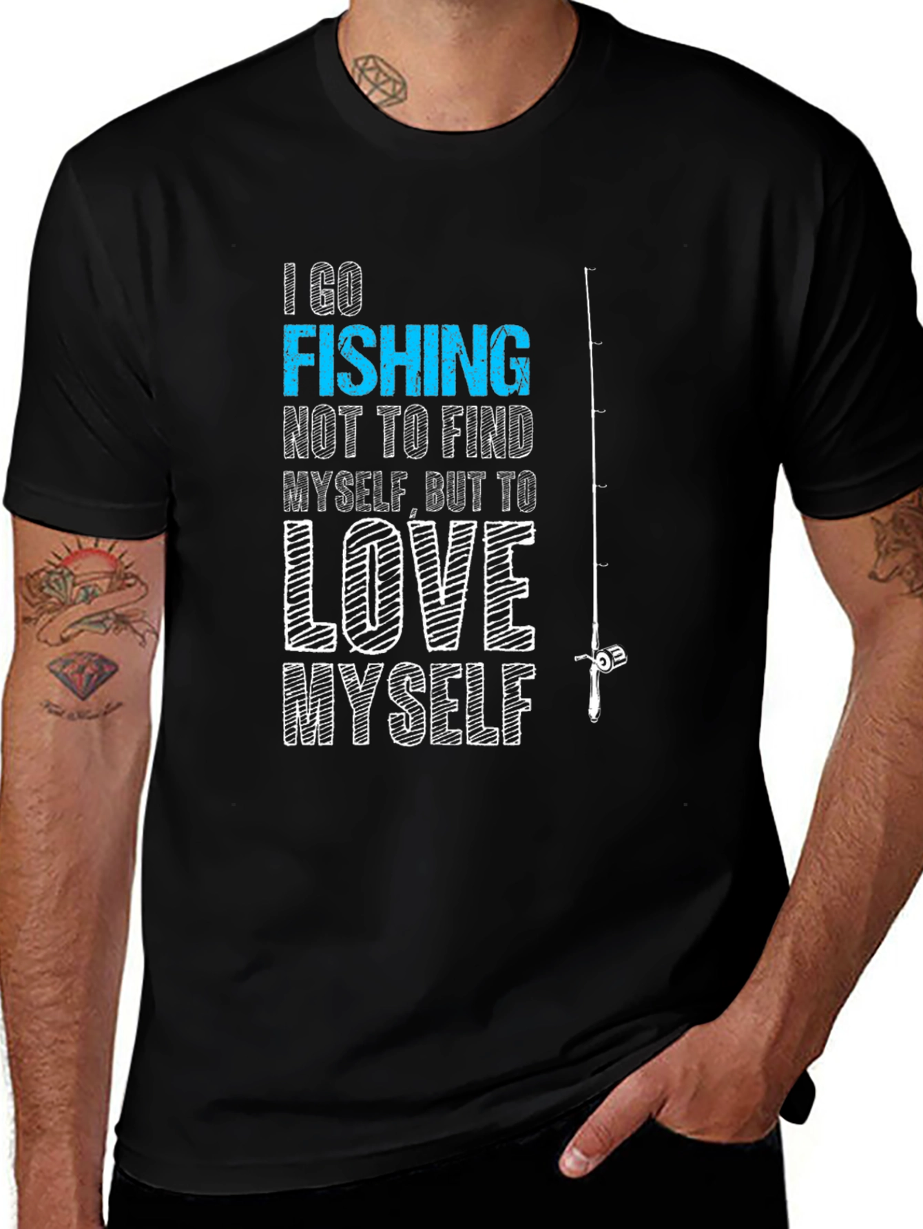 Fishing Love Myself Graphic Tee