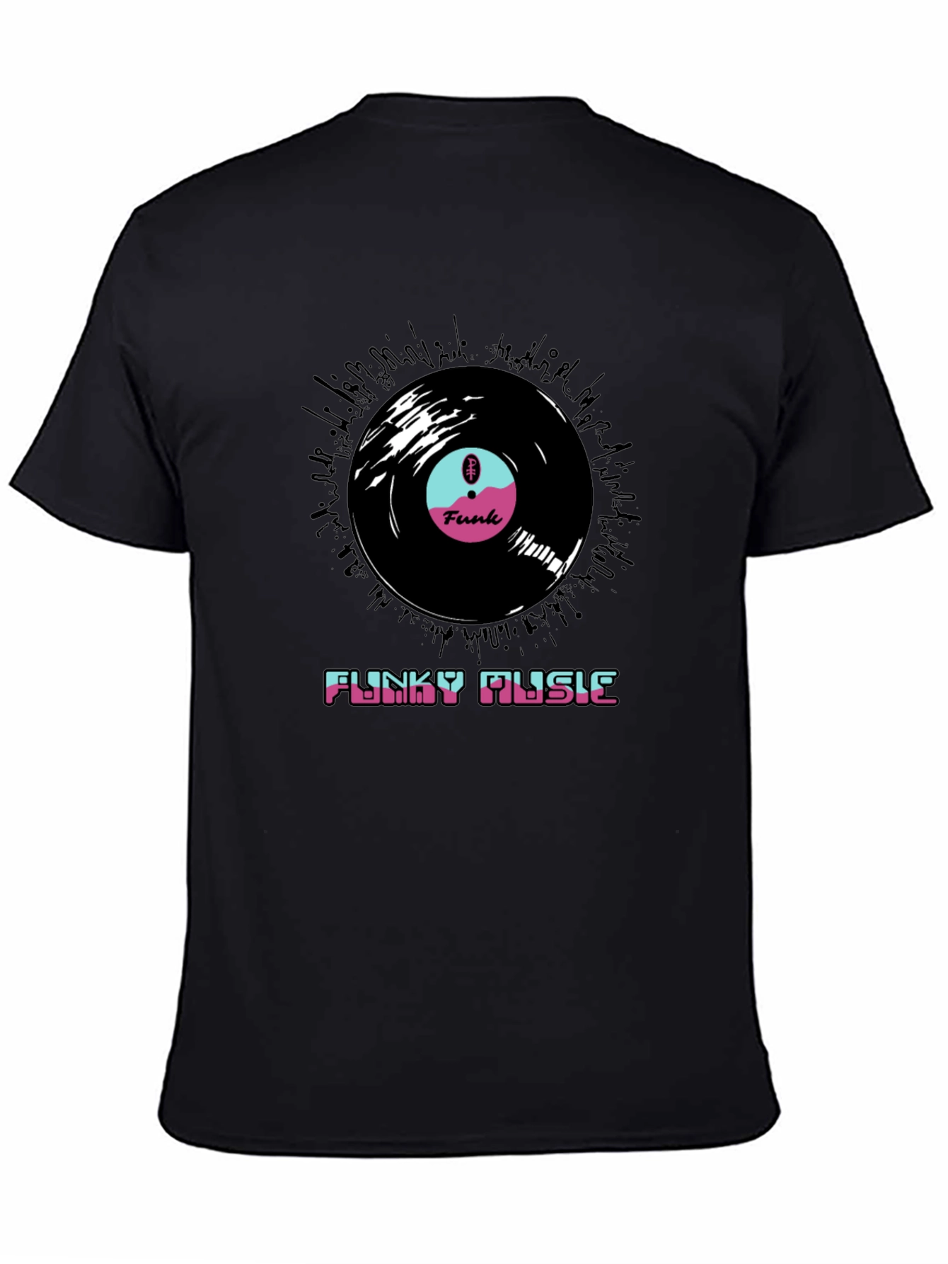 Funky Music Vinyl Record T-Shirt