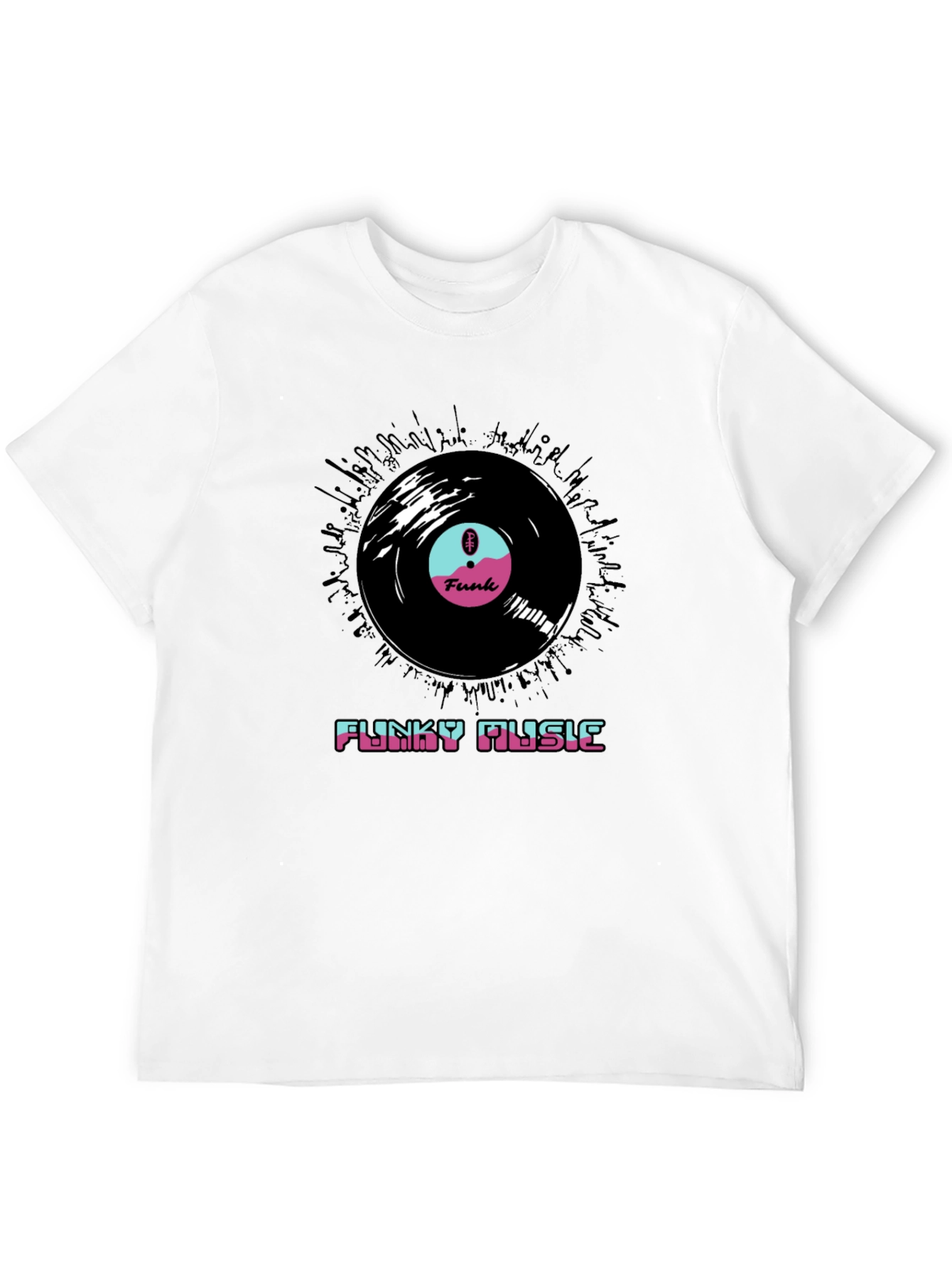 Funky Music Vinyl Record T-Shirt