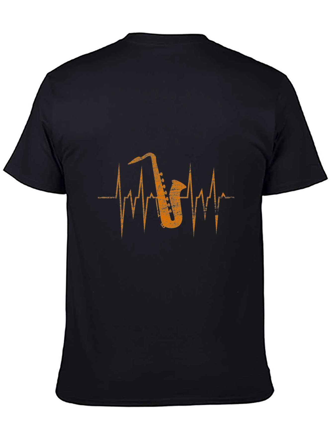 Saxophone Heartbeat Graphic Tee