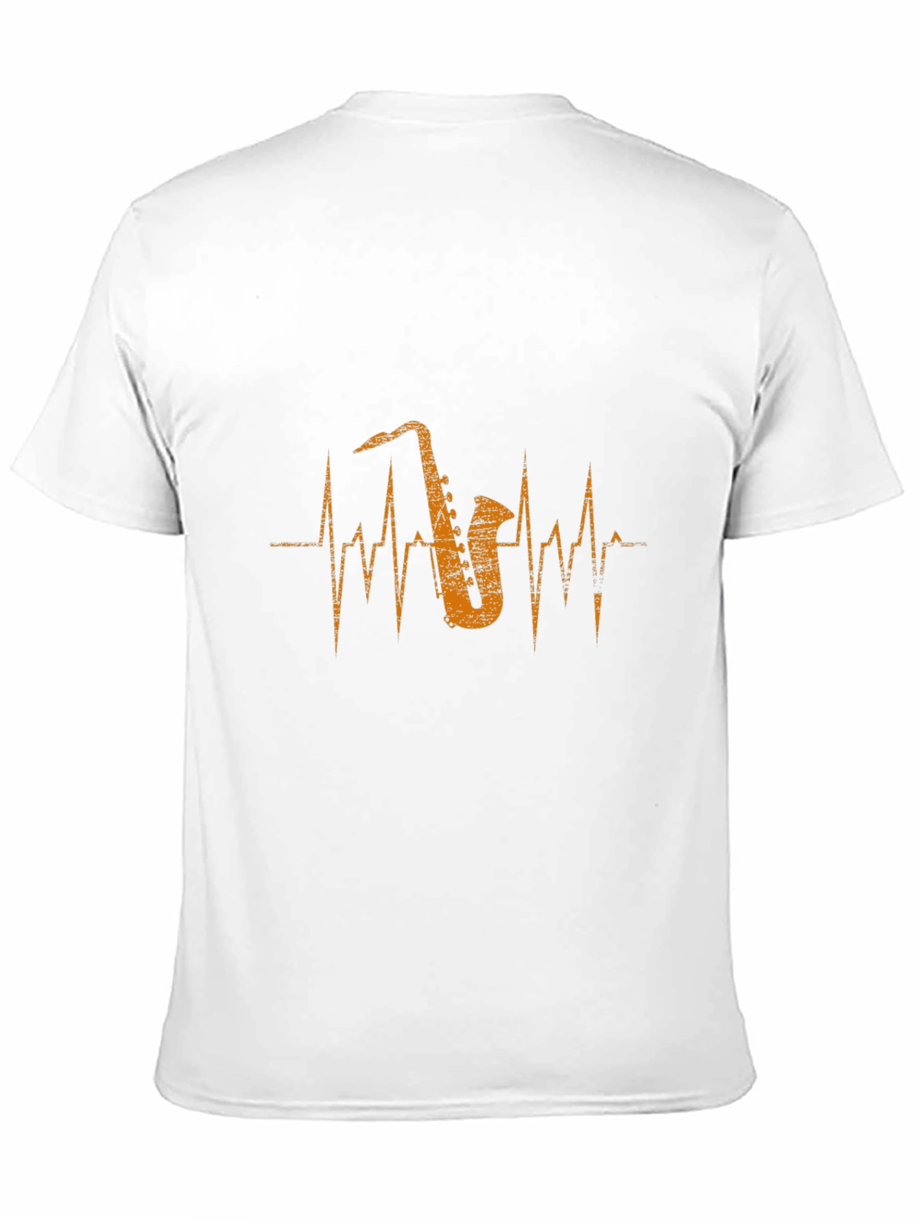 Saxophone Heartbeat Graphic Tee