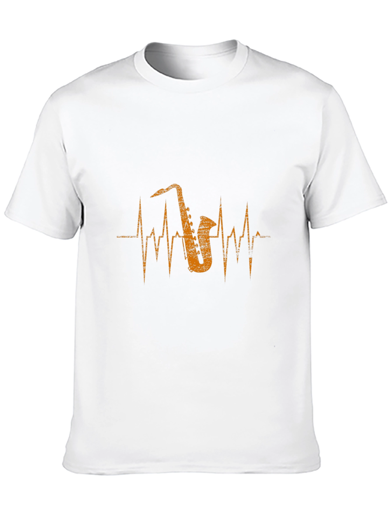 Saxophone Heartbeat Graphic Tee