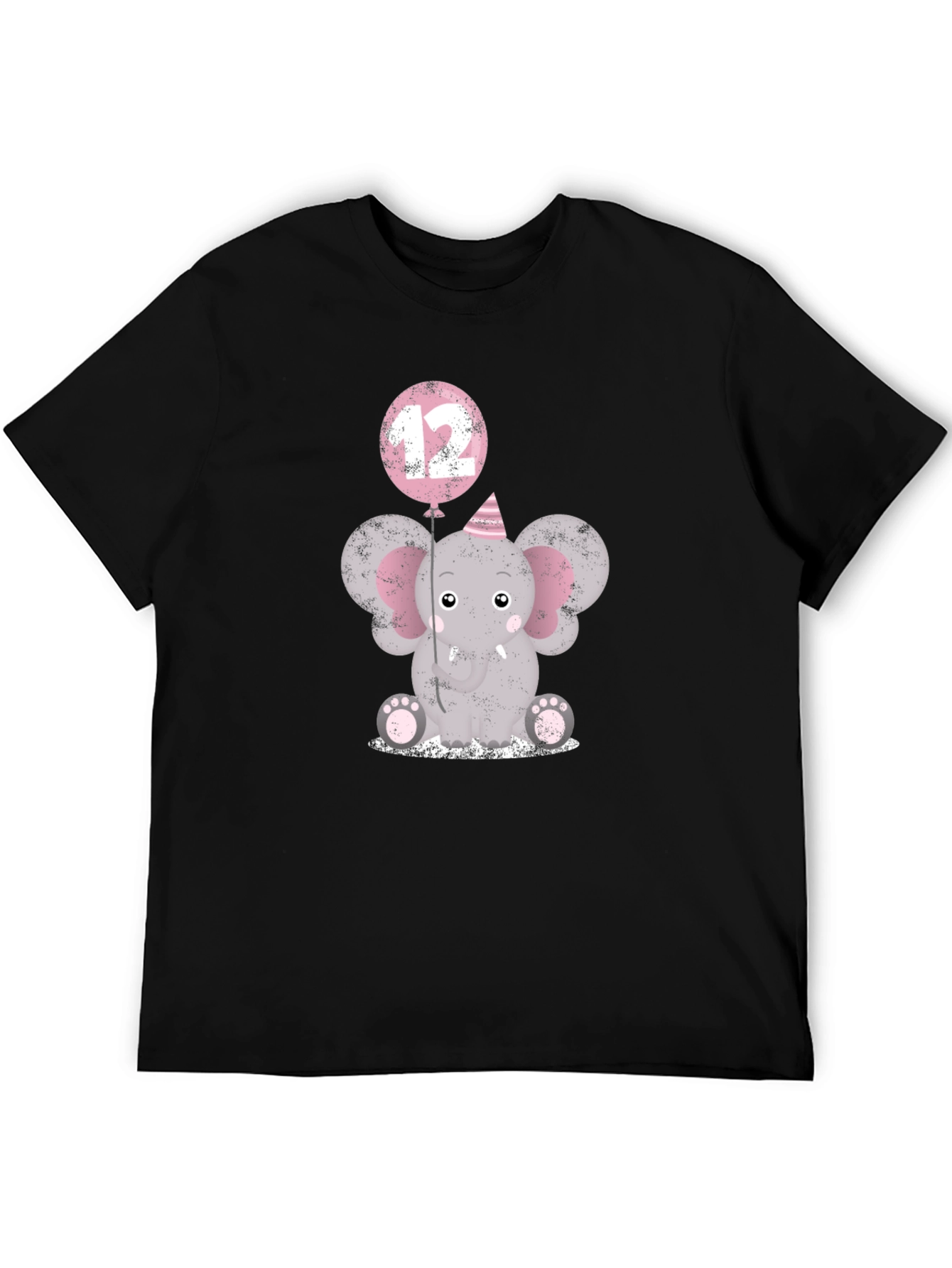 Cute Elephant 12th Birthday T-Shirt