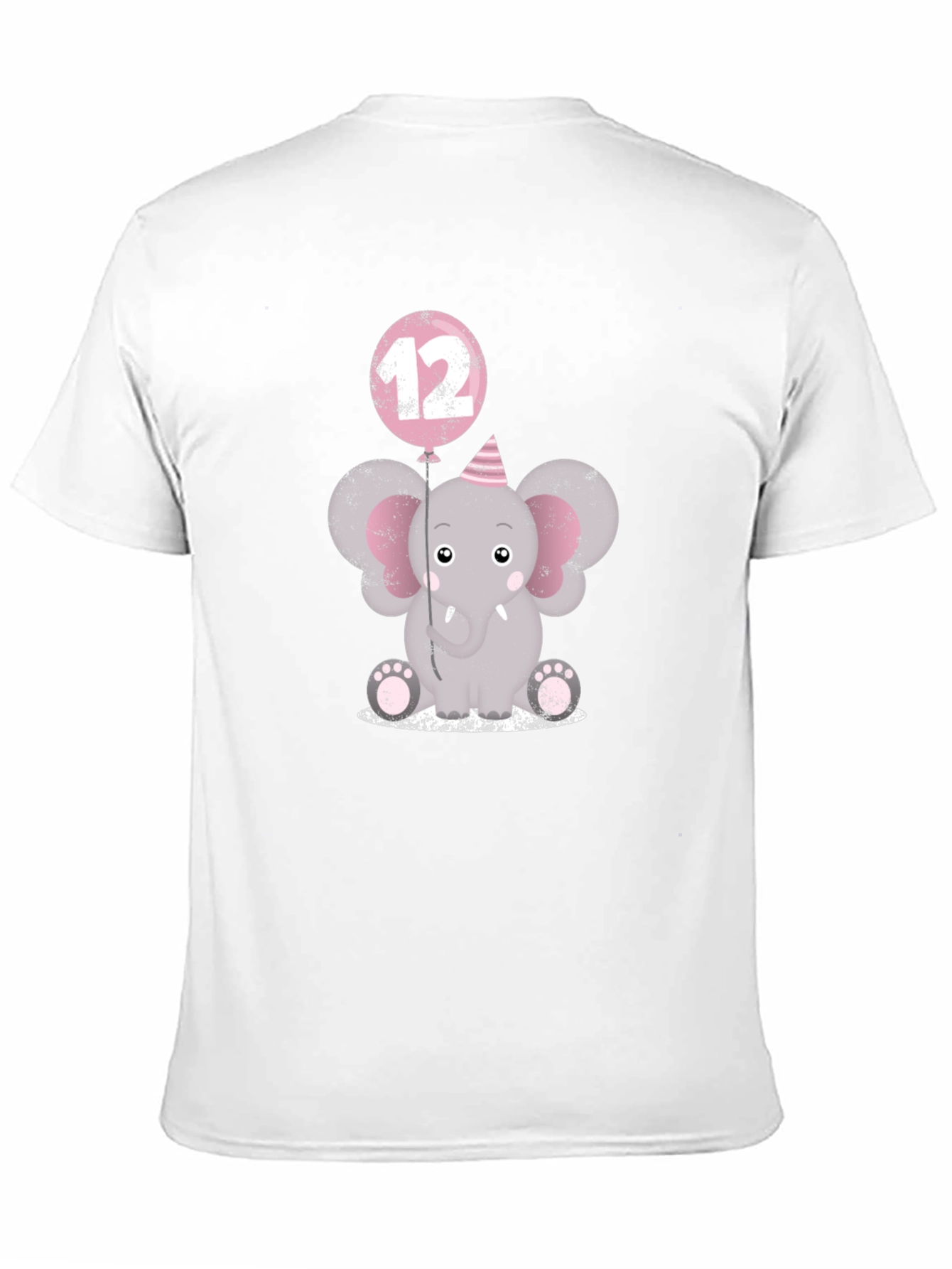 Cute Elephant 12th Birthday T-Shirt