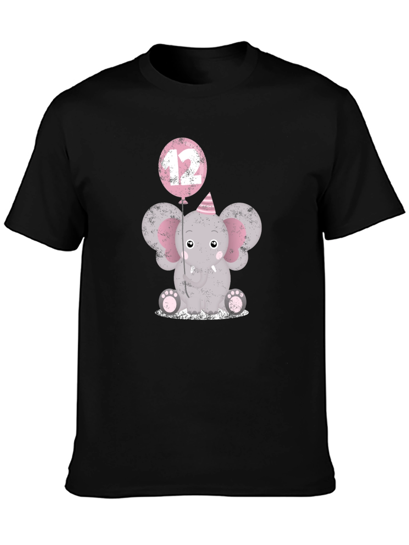 Cute Elephant 12th Birthday T-Shirt