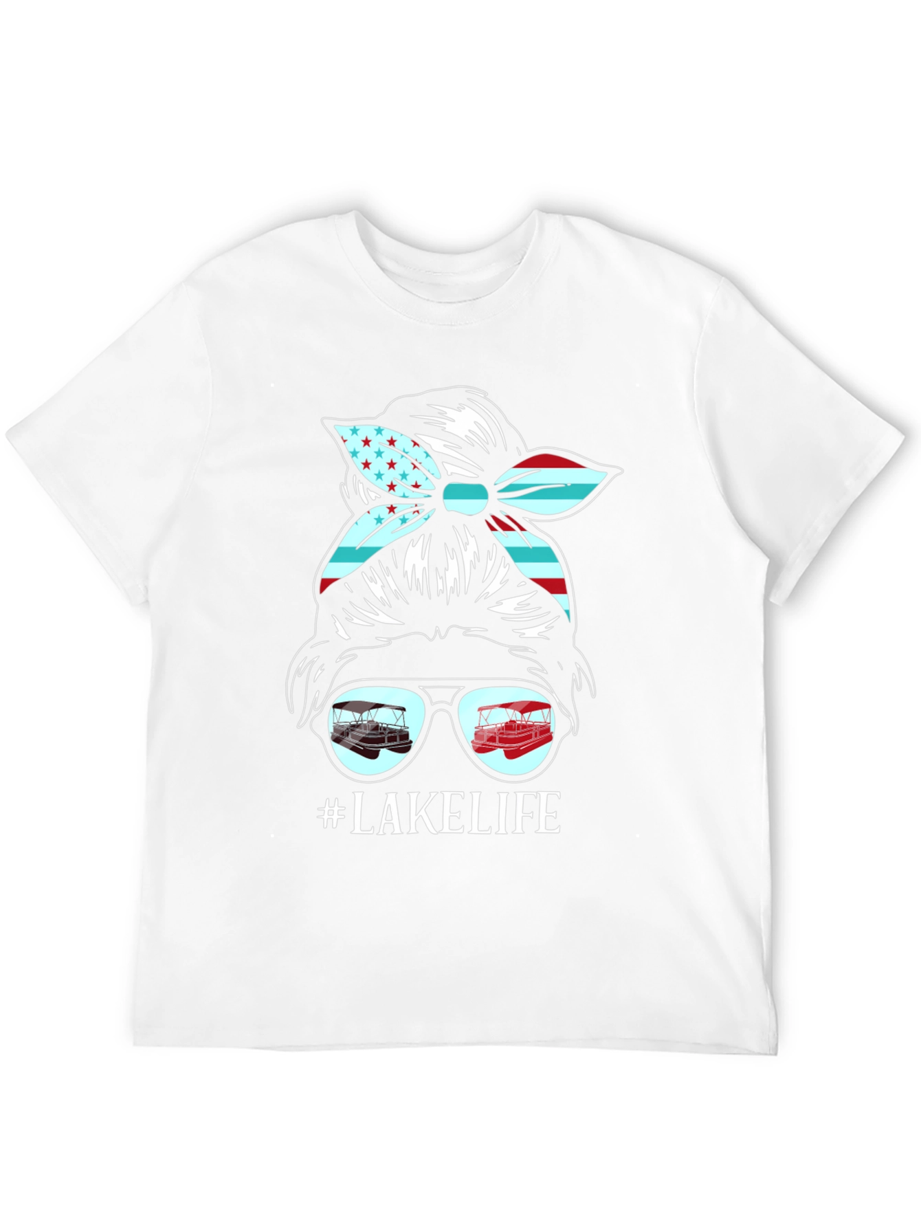 Lake Life Messy Bun T-Shirt