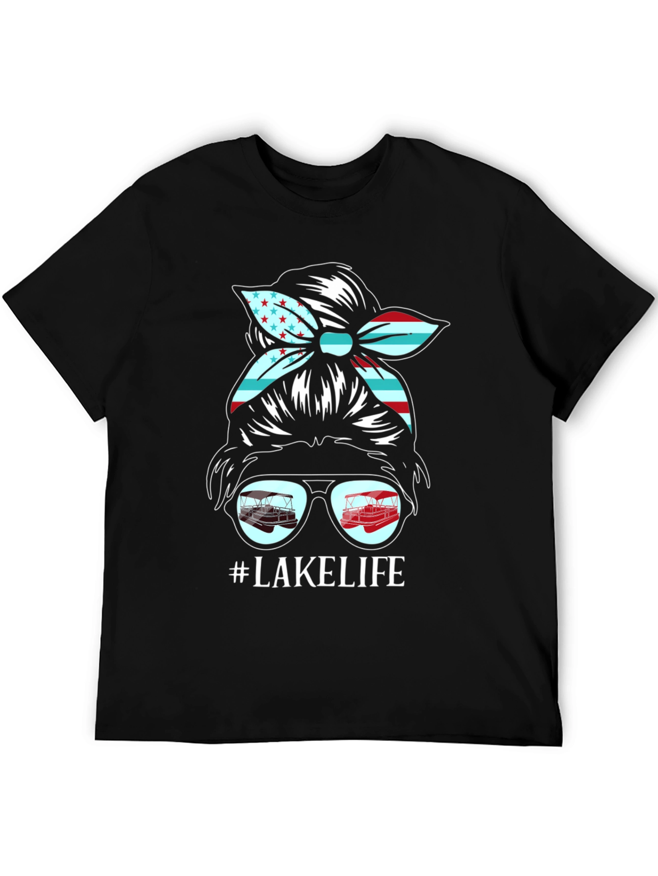 Lake Life Messy Bun T-Shirt