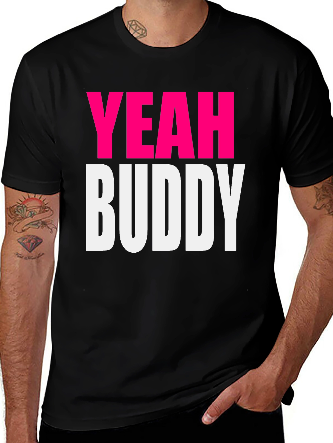 Yeah Buddy T-Shirt - Classic Black Tee