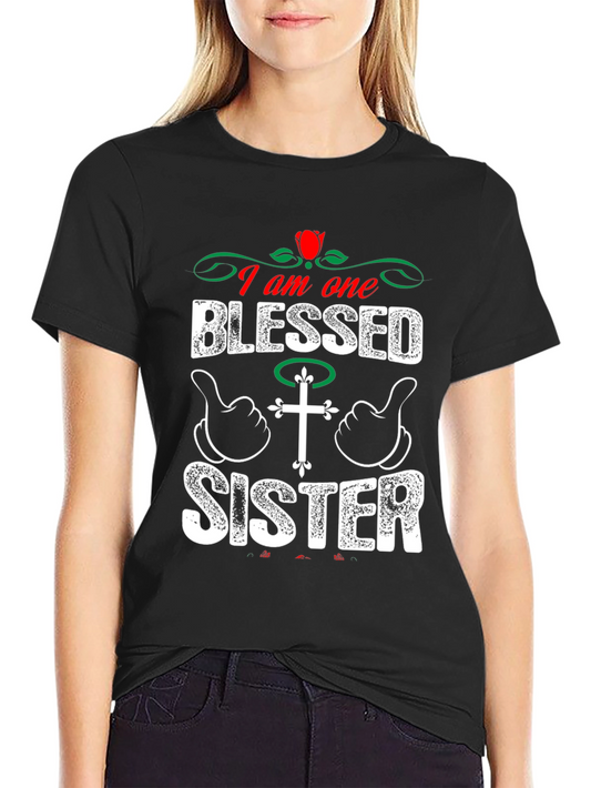 Blessed Sister Graphic Tee - Christian Apparel