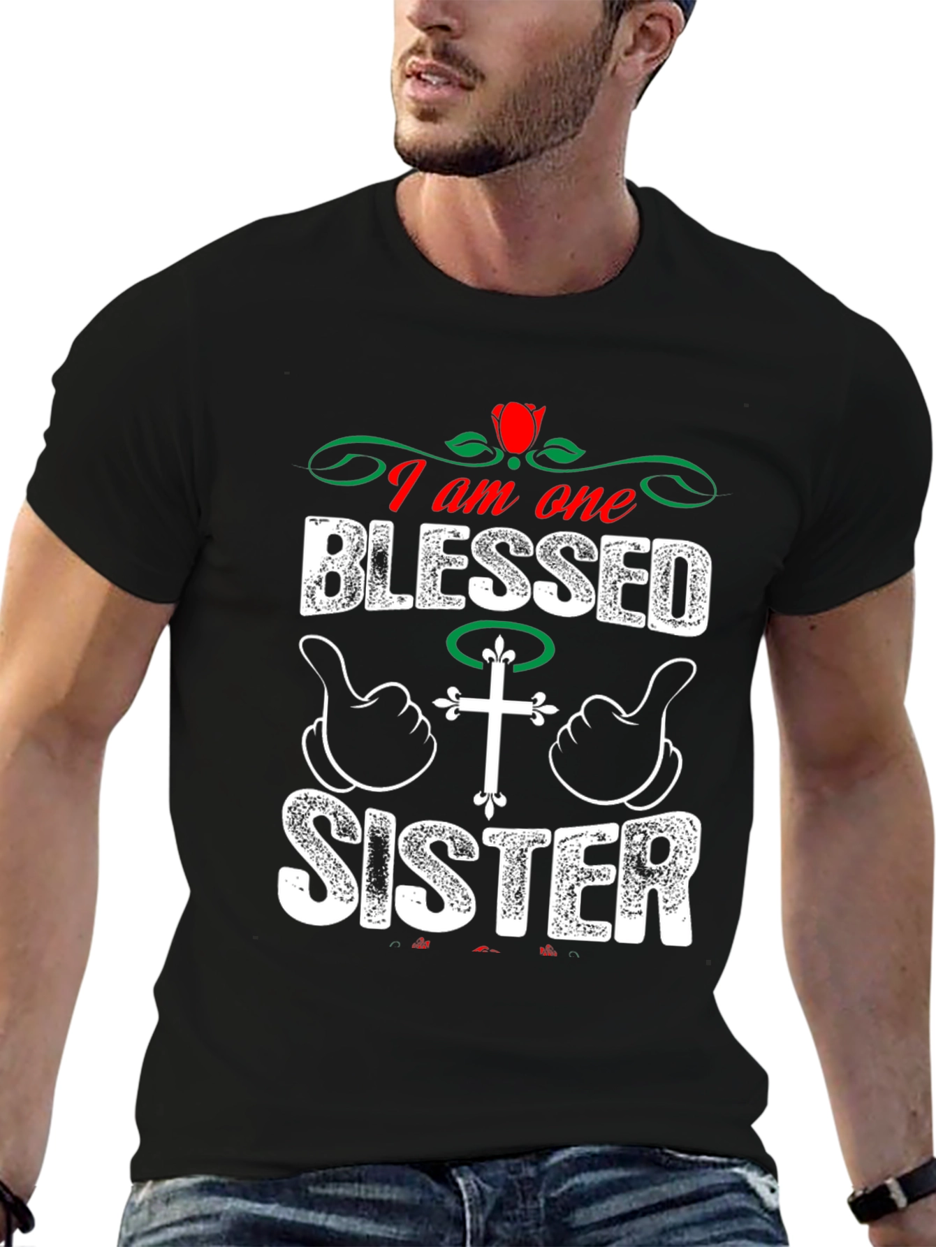 Blessed Sister Graphic Tee - Christian Apparel