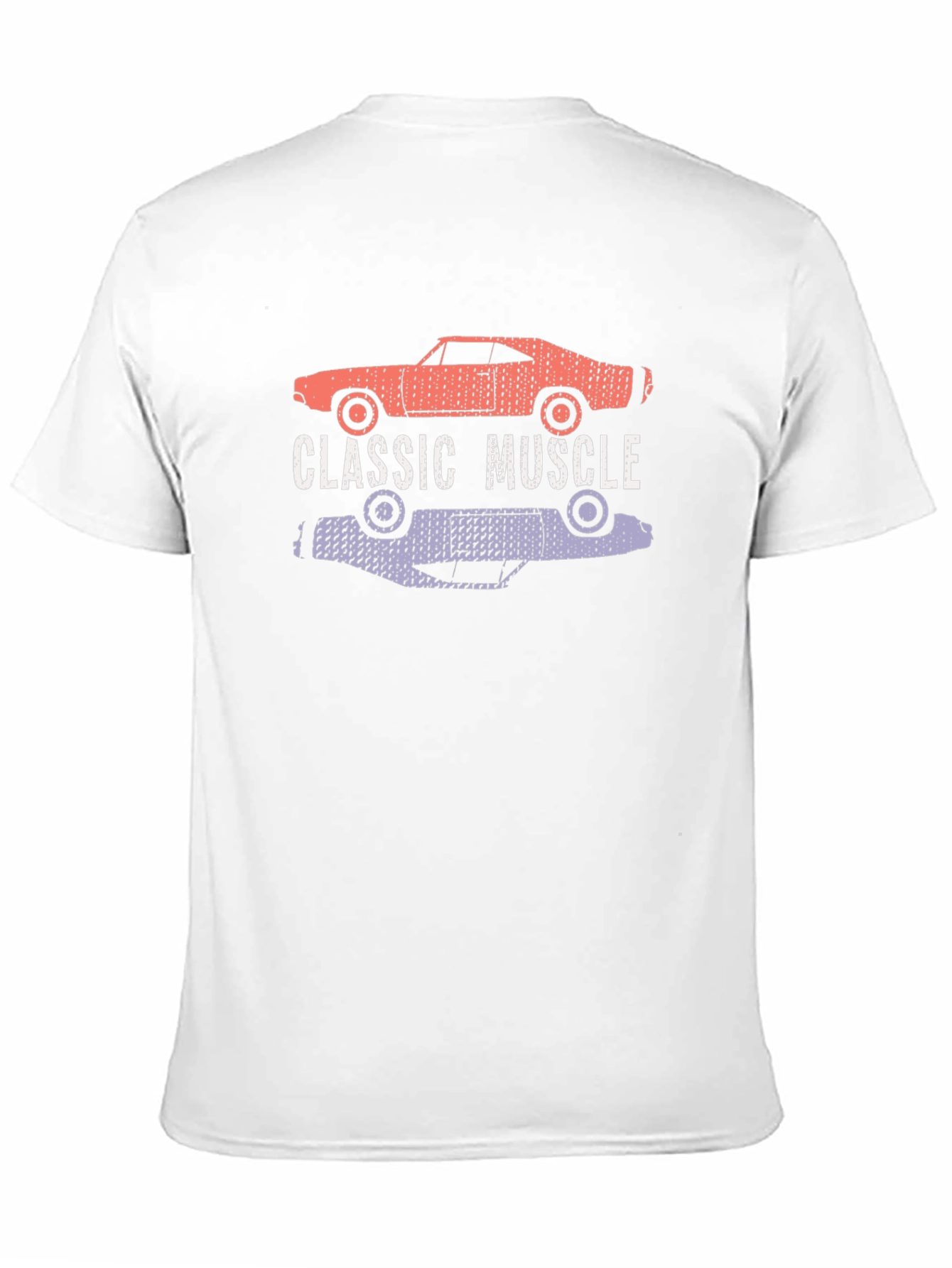 Classic Muscle Car Graphic Tee - Mens Black T-Shirt