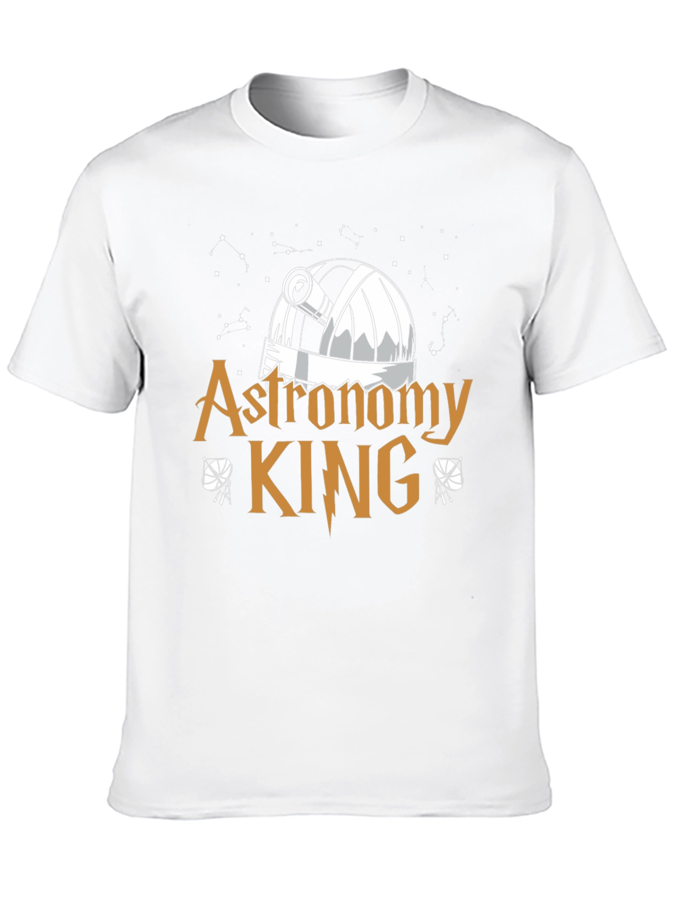 Astronomy King Black T-Shirt