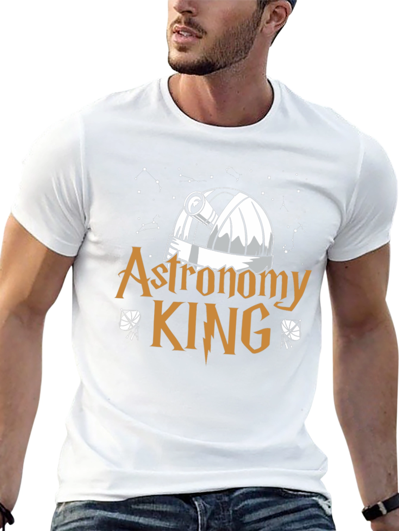 Astronomy King Black T-Shirt