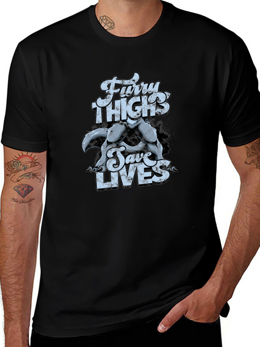Furry Thighs Save Lives Graphic Tee