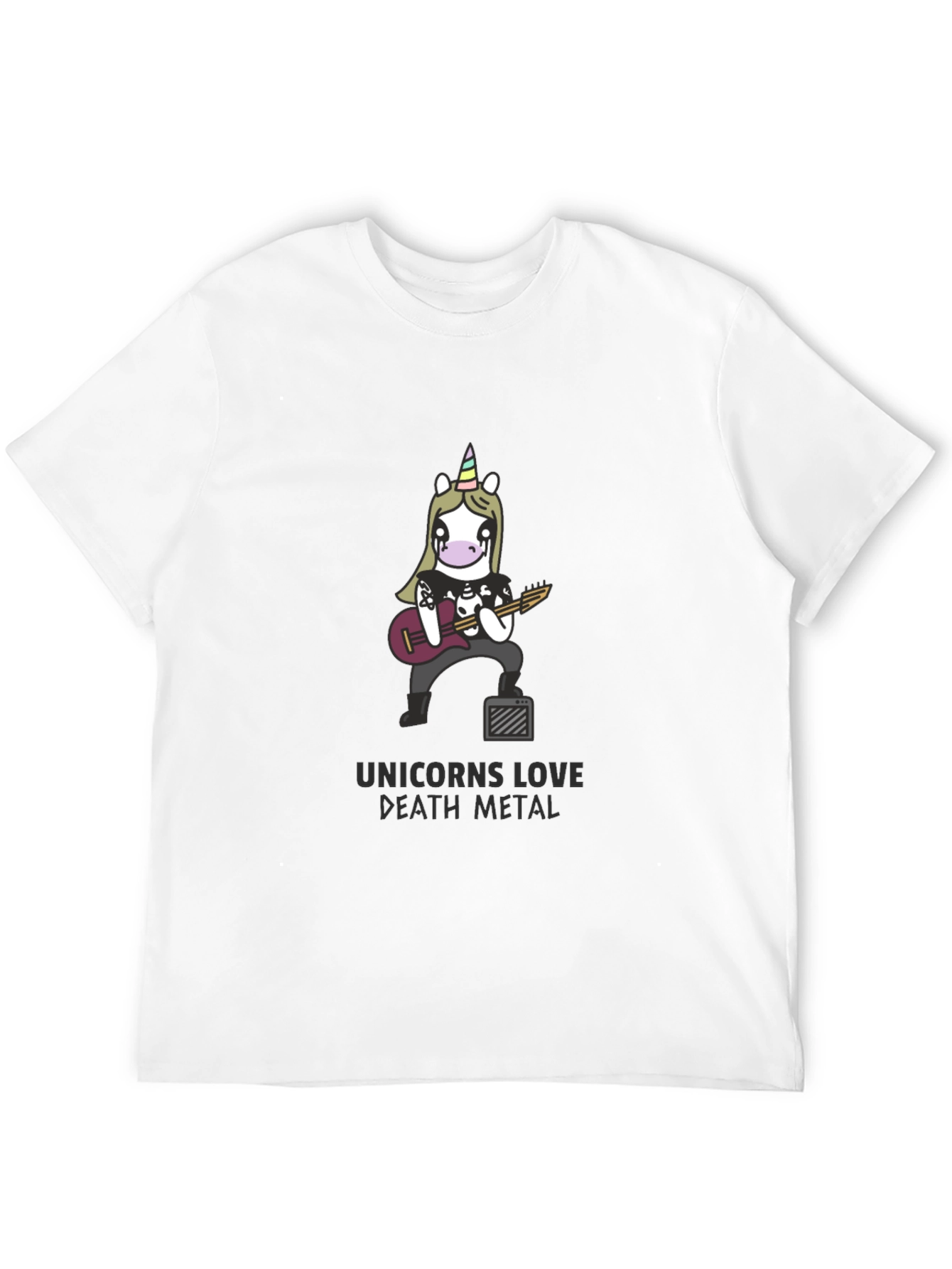 Unicorn Death Metal Black T-Shirt