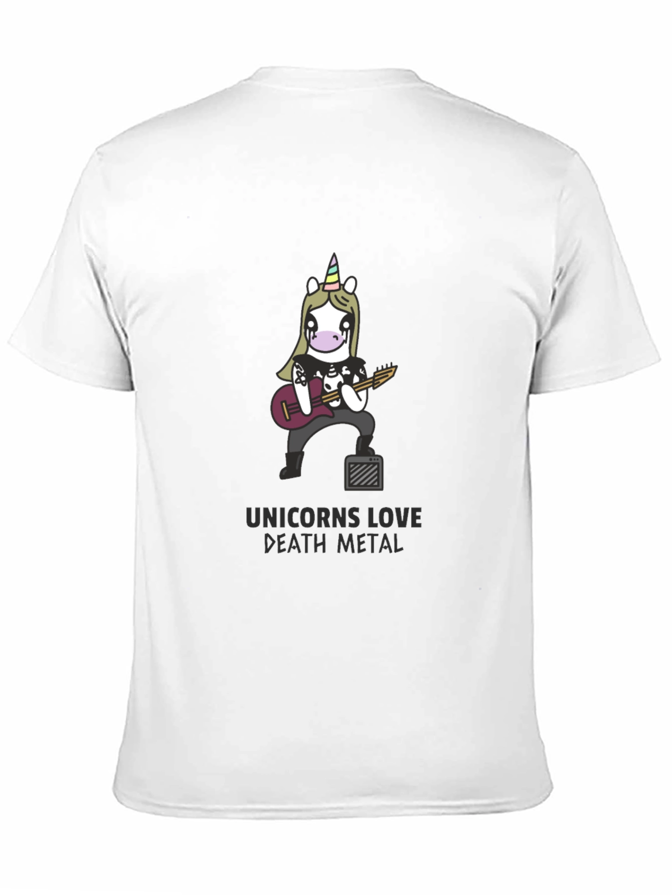 Unicorn Death Metal Black T-Shirt