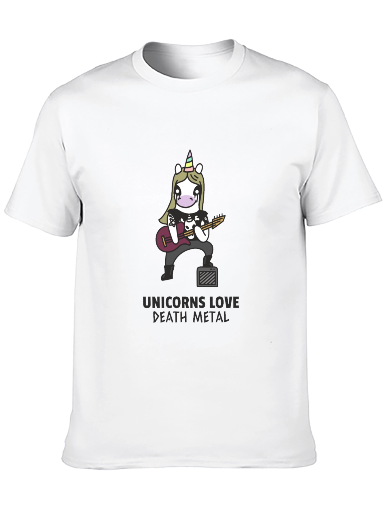 Unicorn Death Metal Black T-Shirt